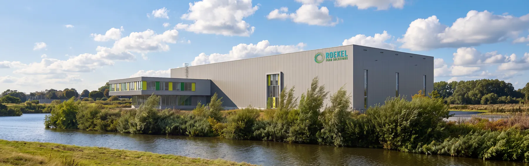 The Roekel Food Solutions production facility beside the canal at De Klomp